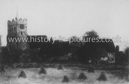 The Church, Ashdon, Essex. c.1918